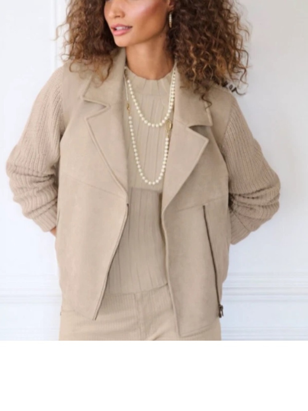 Cabi Palladium Bomber Jacket Sz S